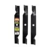 MaxPower 561747B 3 Blade Set For Many 54 In. Cut Craftsman, Husqvarna, Poulan Mowers Replaces OEM #'s 187256 And 532187256 | BigEasyMart.com