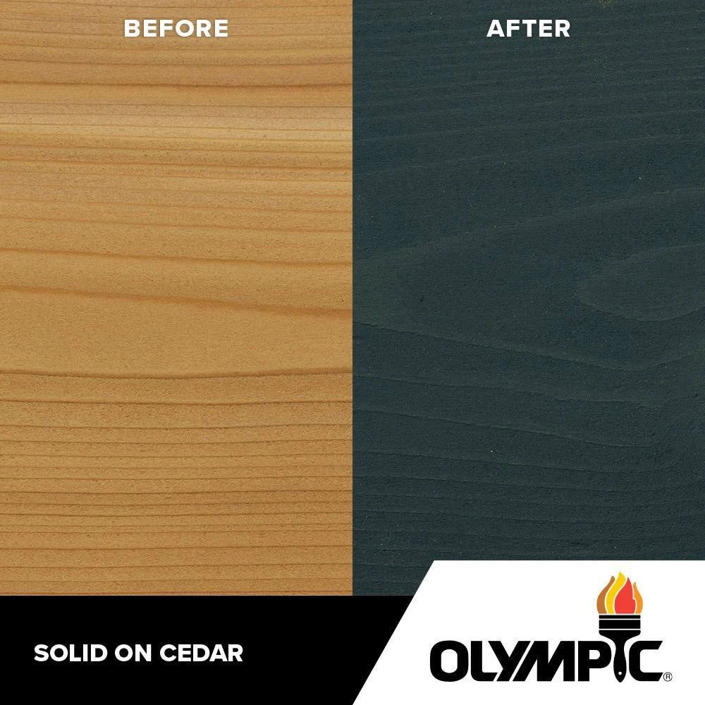 Olympic OLY279-05 Maximum 5 Gal. Midnight Blue Solid Color Exterior Stain And Sealant In One | BigEasyMart.com - Image 4