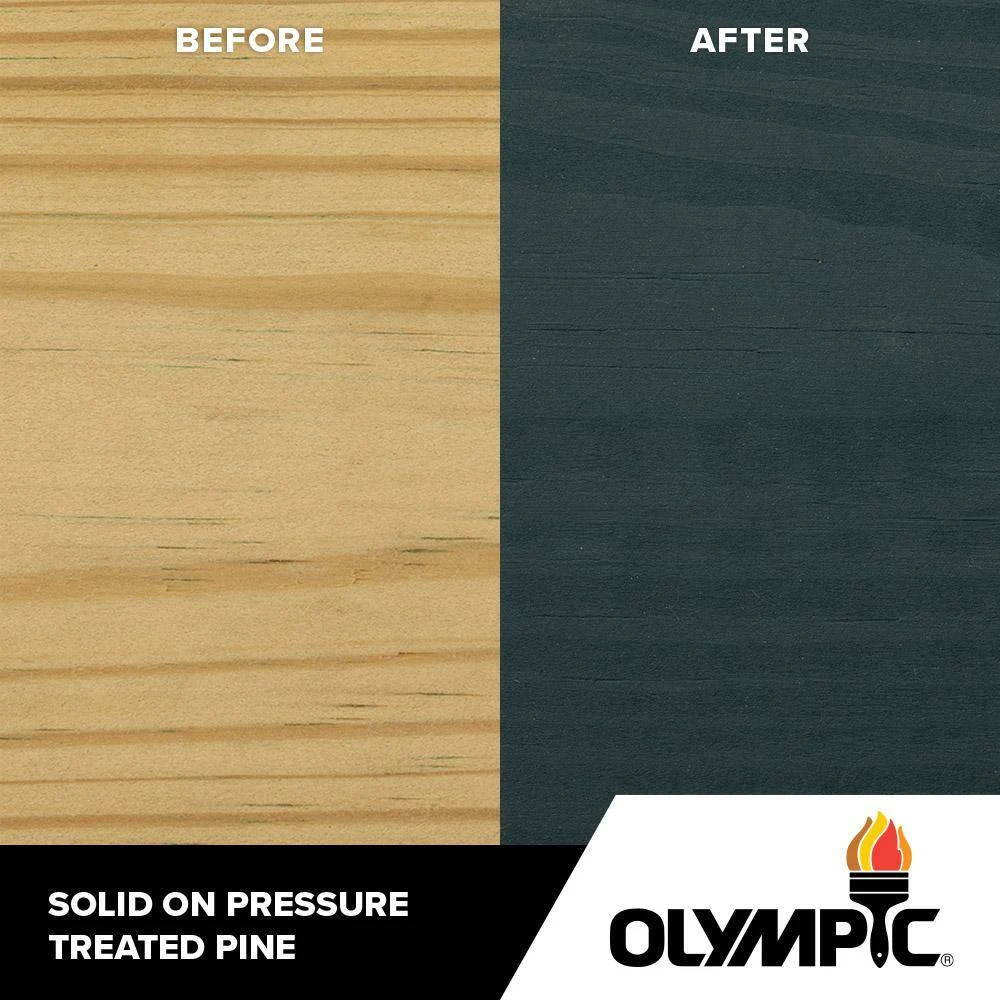 Olympic OLY279-05 Maximum 5 Gal. Midnight Blue Solid Color Exterior Stain And Sealant In One | BigEasyMart.com - Image 5