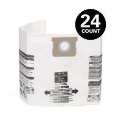 MULTI FIT VF2005C 10 Gallon To 14 Gallon Dust Collection Bags For Shop-Vac Branded Wet/Dry Shop Vacuums (24-Pack) | BigEasyMart.com