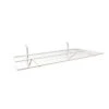 Only Hangers 26-412WHT(6) 24 In. L X 12 In. D. White Wire Slatwall/Gridwall/Pegboard Shelves (6-Pack) | BigEasyMart.com