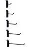 Only Hangers Slat Hooks Blk (2, 4, 6, 8, 10) 5 Of Ea. Slatwall Hooks | BigEasyMart.com