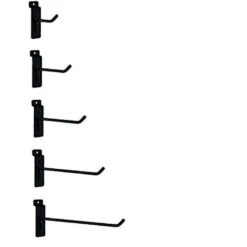 Only Hangers Slat Hooks Blk (2, 4, 6, 8, 10) 5 Of Ea. Slatwall Hooks | BigEasyMart.com