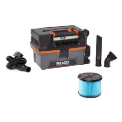 RIDGID HD0318 3 Gallon 18-Volt Cordless Handheld NXT Wet/Dry Shop Vacuum (Tool Only) With Filter, Expandable Hose And Accessories | BigEasyMart.com