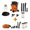RIDGID HD1280A 12 Gallon 6.0 Peak HP NXT Wet/Dry Shop Vacuum With Detachable Blower, Two Additional Filters And Car Cleaning Kit | BigEasyMart.com
