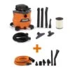 RIDGID HD1600C 16 Gallon 6.5 Peak HP NXT Wet/Dry Shop Vacuum With Detachable Blower, Filter, Hose, Accessories And Car Cleaning Kit | BigEasyMart.com