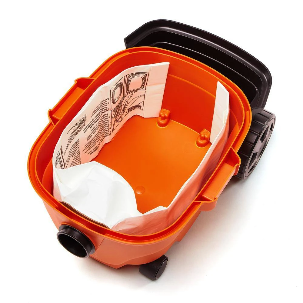 RIDGID WD4070D 4 Gallon 5.0 Peak HP Portable Wet/Dry Shop Vacuum With Fine Dust Filter, Dust Bags, Locking Hose And Accessories | BigEasyMart.com - Image 6