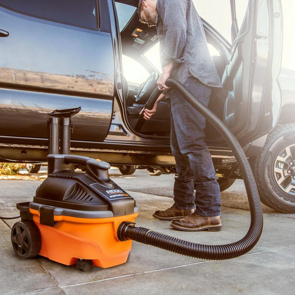 RIDGID WD4070D 4 Gallon 5.0 Peak HP Portable Wet/Dry Shop Vacuum With Fine Dust Filter, Dust Bags, Locking Hose And Accessories | BigEasyMart.com - Image 13