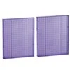 Azar Displays 771620-PUR 20.25 In H X 16 In W Pegboard Purple Styrene One Sided Panel (2-Pieces Per Box) | BigEasyMart.com