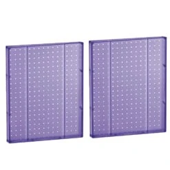 Azar Displays 771620-PUR 20.25 In H X 16 In W Pegboard Purple Styrene One Sided Panel (2-Pieces Per Box) | BigEasyMart.com