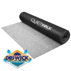QuietWalk QWLV360 360 Sq. Ft. X 6 Ft. X 60 Ft. X 1.4 Mm Acoustical Underlayment With Vapor Barrier For All Vinyl Plank Flooring | BigEasyMart.com