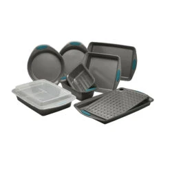 Rachael Ray Yum-o Nonstick Bakeware Oven Lovin' Baking Pans Set, 10-Piece | BigEasyMart.com