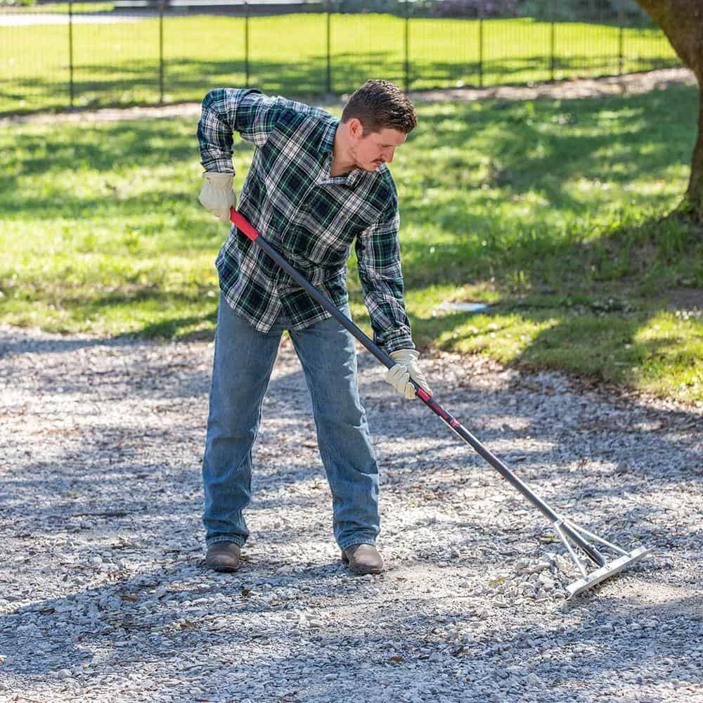 Razor-Back 63136 24 In. Aluminum Landscape Rake | BigEasyMart.com - Image 4