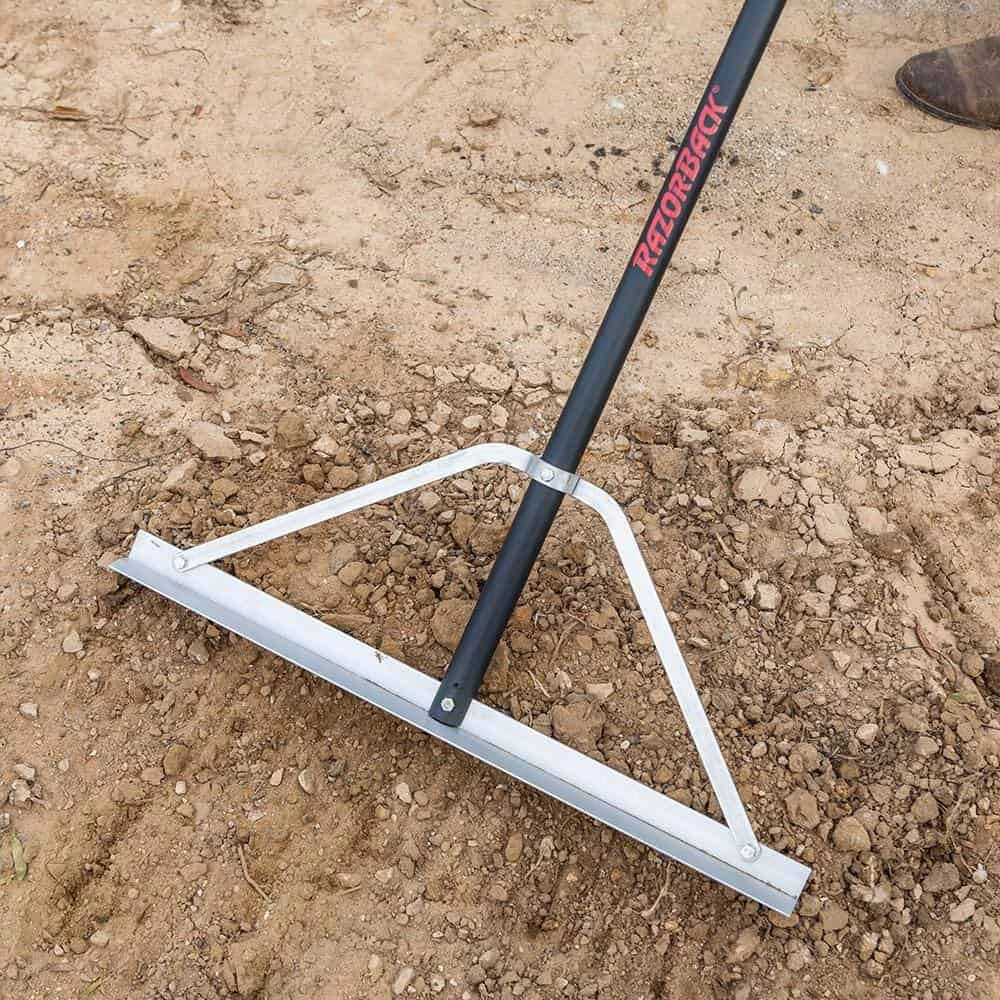 Razor-Back 63136 24 In. Aluminum Landscape Rake | BigEasyMart.com - Image 8