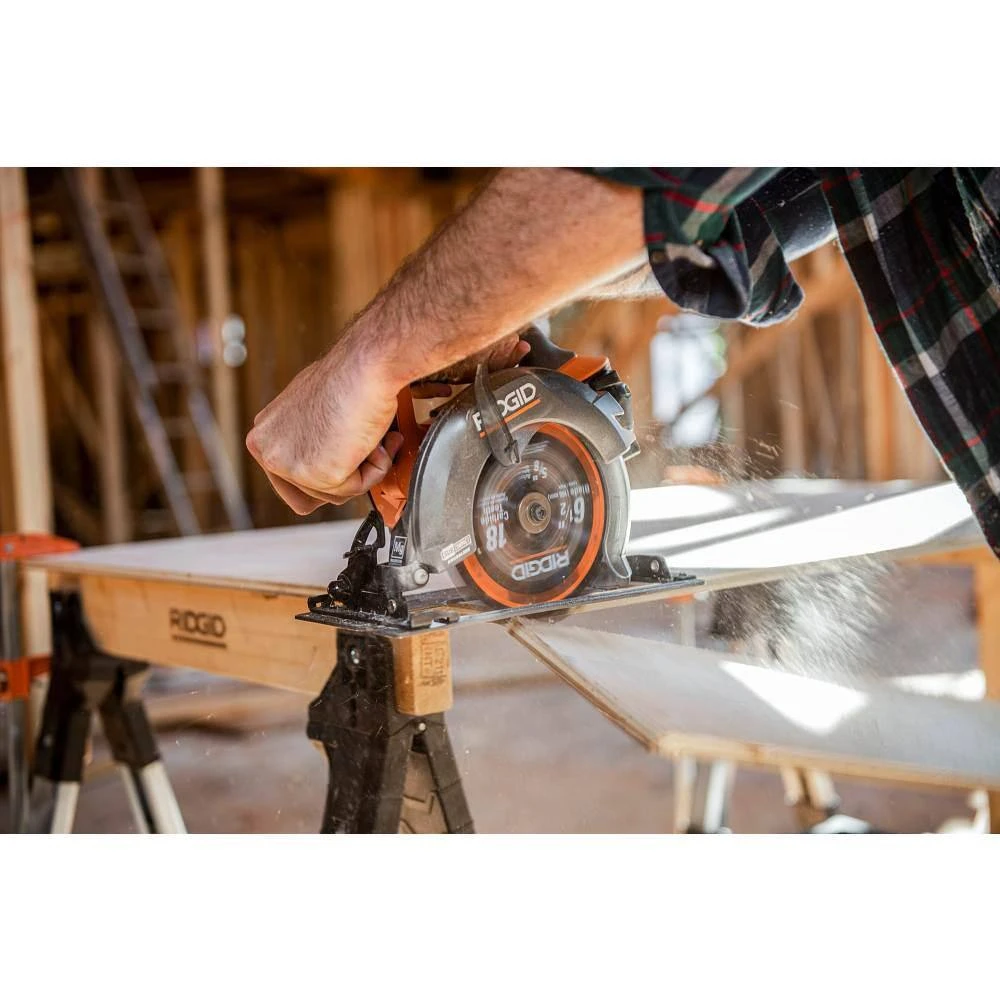 RIDGID R8656B 18V SubCompact Brushless Cordless 6-1/2 In. Circular Saw (Tool Only) | BigEasyMart.com - Image 10