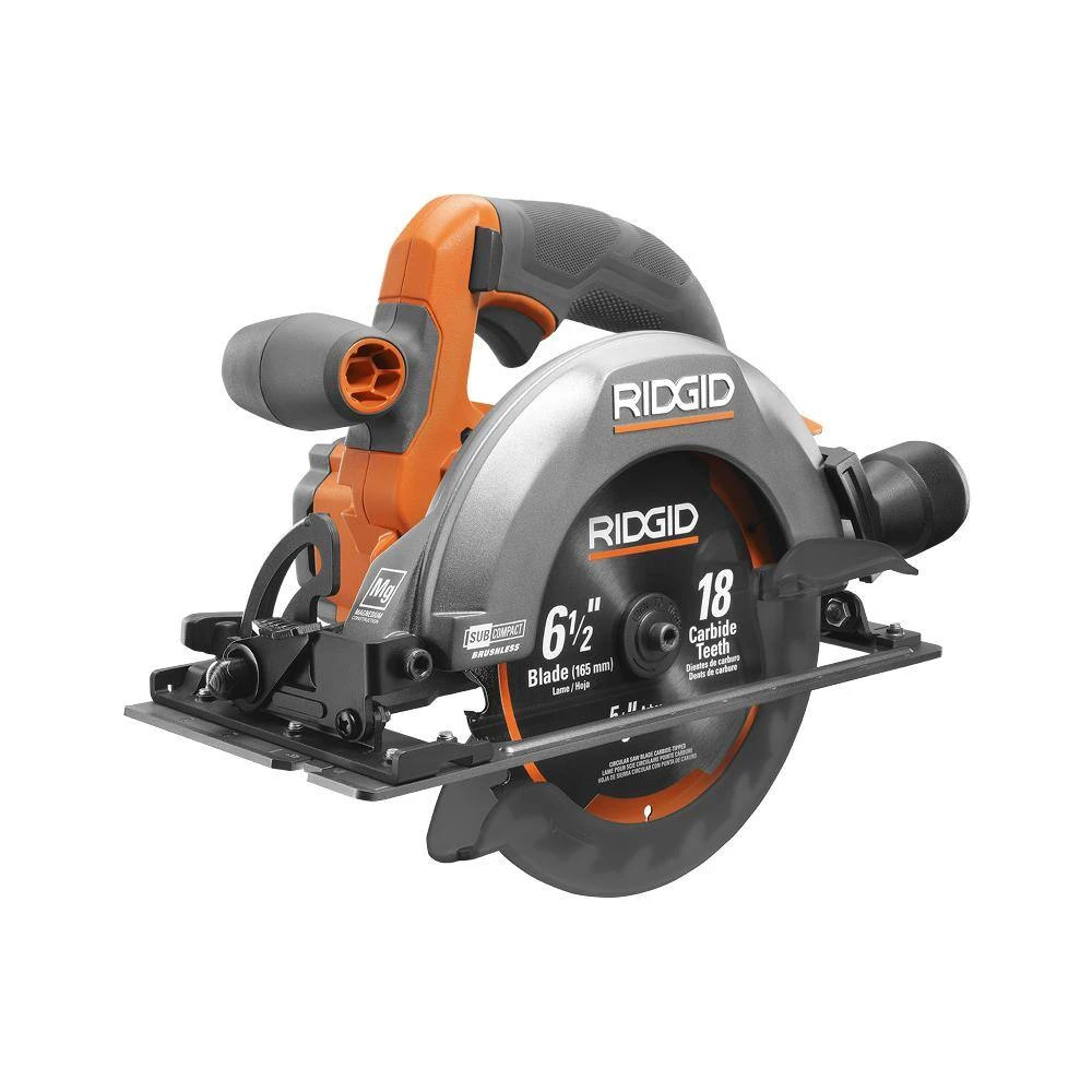 RIDGID R8656B 18V SubCompact Brushless Cordless 6-1/2 In. Circular Saw (Tool Only) | BigEasyMart.com