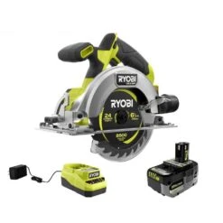 RYOBI PSBCS01K1 ONE+ HP 18V Brushless Cordless Compact 6-1/2 In. Circular Saw Kit With 4.0 Ah HIGH PERFORMANCE Battery And Charger | BigEasyMart.com