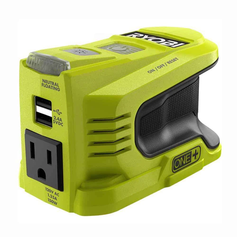 RYOBI RYi150BG 150-Watt Power Inverter For ONE+ 18V Battery (Tool Only) | BigEasyMart.com