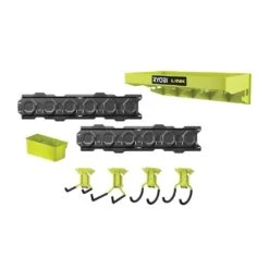 RYOBI STM503K-STM402 Link 7-Piece Wall Storage Kit And Link Hanging Shelf | BigEasyMart.com