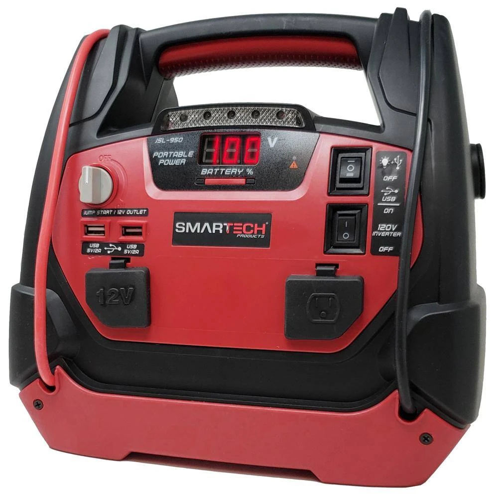 Smartech Products JSL-950 JSL-950 Power Station With Jump Starter And 150 PSI Air Compressor, One 120V Power Inventer Outlet | BigEasyMart.com