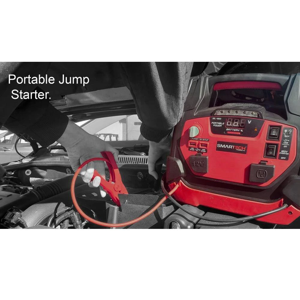 Smartech Products JSL-950 JSL-950 Power Station With Jump Starter And 150 PSI Air Compressor, One 120V Power Inventer Outlet | BigEasyMart.com - Image 7