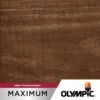 Olympic OLY707-05 Maximum 5 Gal. Tobacco Semi-Transparent Exterior Stain And Sealant In One Low VOC | BigEasyMart.com