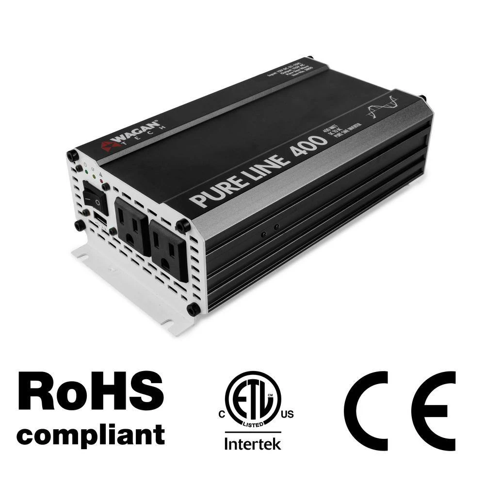 Wagan Tech 3800 PureLine 400-Watt Power Inverter (ETL) | BigEasyMart.com - Image 2
