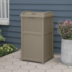 Wicker Hideaway 30 Gallon Trash Can | BigEasyMart.com