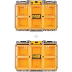 DEWALT DWST08020X2 Toughsystem 2.0 6-Compartment Small Parts Organizer (2 Pack) | BigEasyMart.com