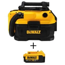 DEWALT 20V MAX 2 Gal. Cordless/Corded Wet/Dry Vacuum And (1) 20V MAX XR Lithium-Ion Premium 4.0Ah Battery | BigEasyMart.com